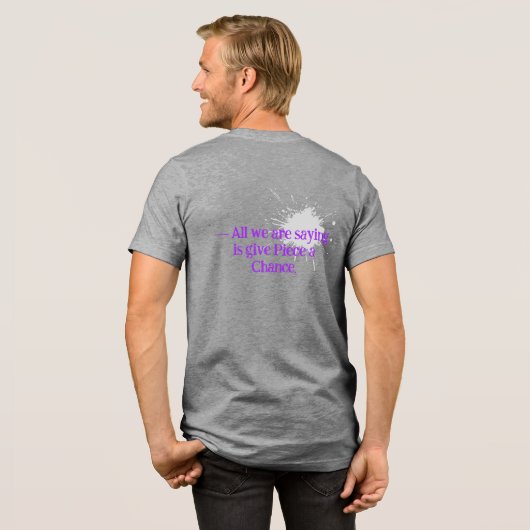 World Piece  / Give Piece Tシャツ (フル背面)