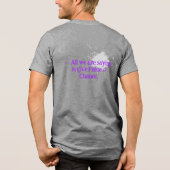 World Piece / Give Piece Tee Shirt トライブレンドTシャツ (裏面)