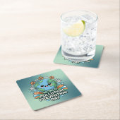 World Pollution Prevention Day Coaster Set スクエアペーパーコースター (インサイチュ)