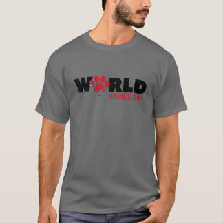 World Rabies Day Month Quote Dog Owners Rabies Day Tシャツ