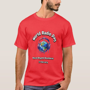 World Radio Day (WRD). 13 2月 Tシャツ