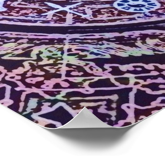 World Religions Tree of Life Peace ポスター (角)