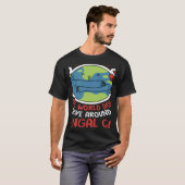 World Revolves Around My Bengal Cat Nature Cat Tシャツ (正面フル)
