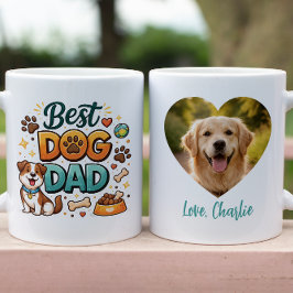 World’s Best Dog Dad | Custom Father’s Day コーヒーマグカップ