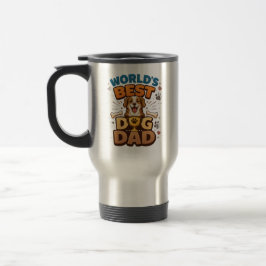 World’s Best Dog Dad | Custom Father’s Day トラベルマグ