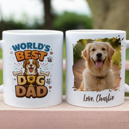 World’s Best Dog Dad | Custom Father’s Day マグカップ