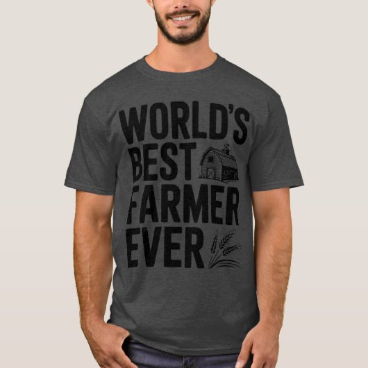 World’s Best Farmer Ever - vintage Tシャツ (正面)