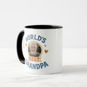 World’s Best Grandpa Photo Mug – Gift for Grandad マグカップ (正面左)