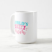 World’s Best Mom コーヒーマグカップ (正面左)