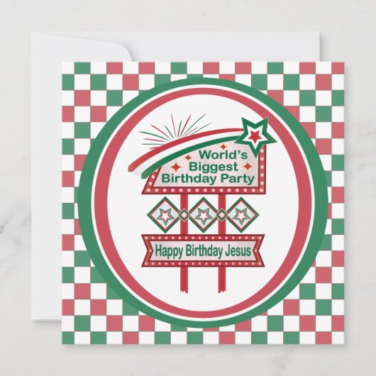 World’s Biggest Birthday Party Marquee カード (正面)