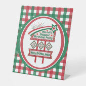 World’s Biggest Birthday Party Marquee 台座サイン (正面)