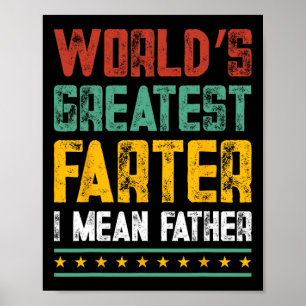 World &# s Farter父素晴らし父Dを意味する ポスター