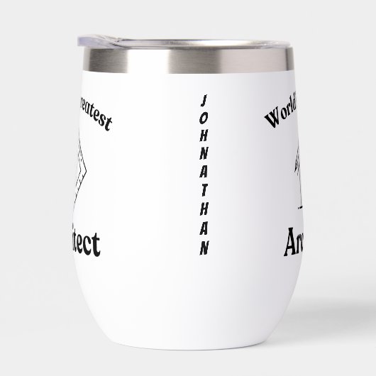 World’s Greatest Architect Custom Name Typography (右面)