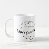 World’s Greatest Mom design Gift Mug  コーヒーマグカップ (左)