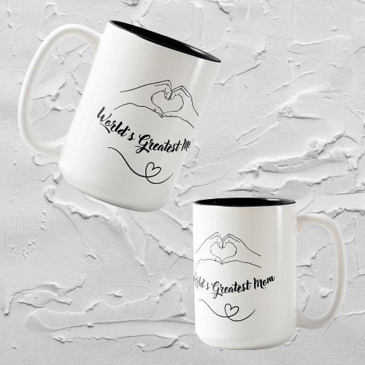 World’s Greatest Mom design Gift Mug  コーヒーマグカップ