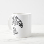 World’s Greatest Mom Elegant Cursive Design コーヒーマグカップ (正面左)