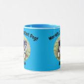 World’s Greatest Pet Custom Photo & Name Gift Mug マグカップ (中央)