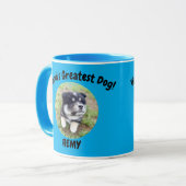 World’s Greatest Pet Custom Photo & Name Gift Mug マグカップ (正面左)
