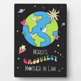 World’s Grooviest Mother in Law Retro Plaque       フォトプラーク