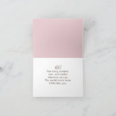 World’s Kindest  PSW Floral Christmas サンキューカード (内部)