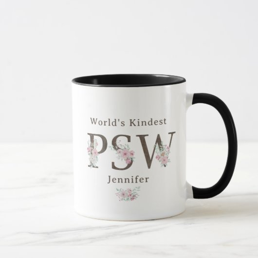 World’s Kindest  PSW Floral Christmas マグカップ (右)