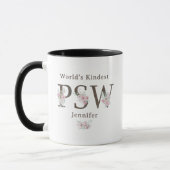 World’s Kindest  PSW Floral Christmas マグカップ (左)