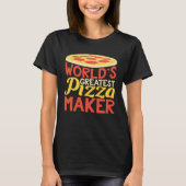 World s largest pizza baker tシャツ (正面)