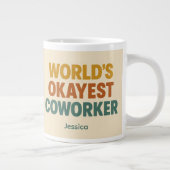 World’s Okayest Coworker Mug ジャンボコーヒーマグカップ (右)