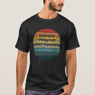 World s Okayest Craneオペレータヴィンテージサンセット60s Tシャツ