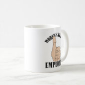 World’s Okayest Employee Funny Classic Mug コーヒーマグカップ (正面右)