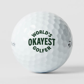 World’s Okayest Golfer Vintage Pro Shop Style ゴルフボール