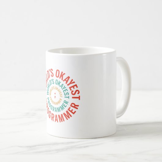 World’s Okayest Programmer コーヒーマグカップ (正面右)