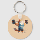 World’s Strongest Mom Cat Keychain キーホルダー (裏面)