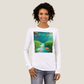 World Sea grass Day トライブレンドＴシャツ (正面全体)