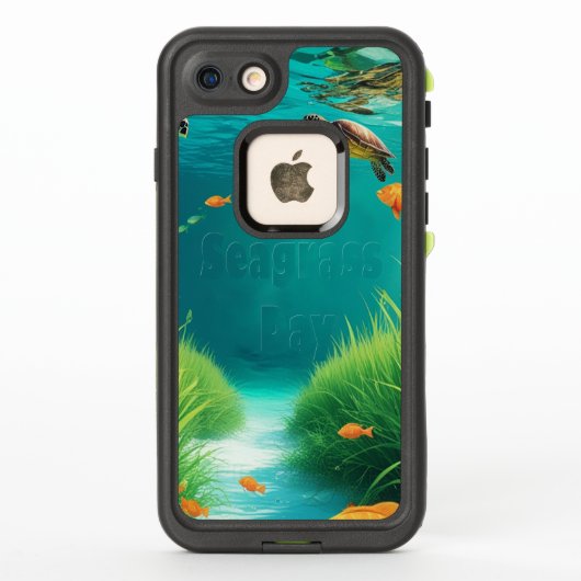 World Sea grass Day LifeProof iPhoneケース (裏面)