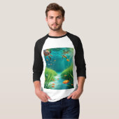 World Sea grass Day Tシャツ (正面フル)