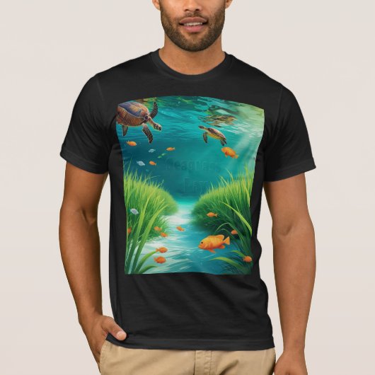 World Sea grass Day Tシャツ (正面)