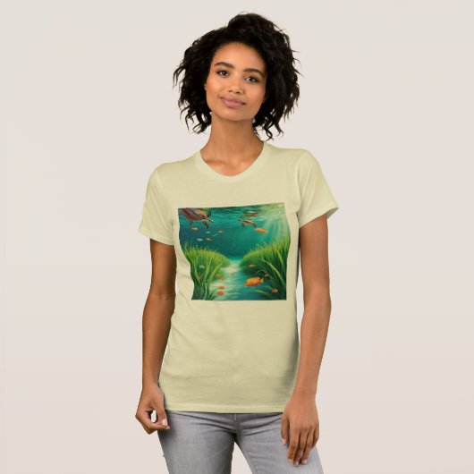 World Sea grass Day Tシャツ (正面フル)