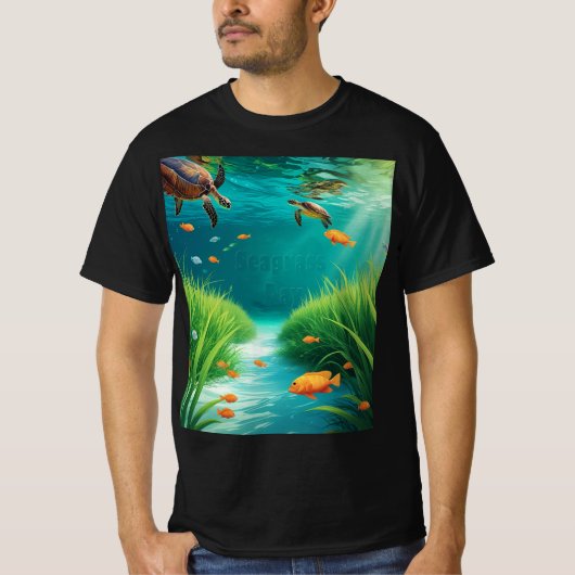 World Sea grass Day Tシャツ (正面)