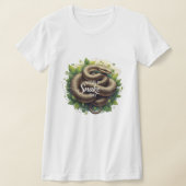 World Snake Day T-Shirt Design | Snake Conservatio Tシャツ (レイダウン)