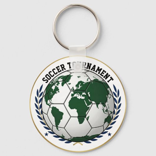 World Soccer Tournament Emblem Crest キーホルダー (正面)