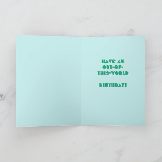 World space sky heavens Out of This World カード (内部)