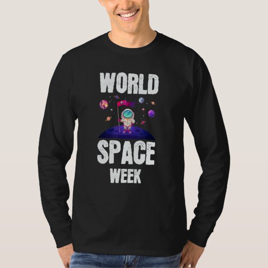 World Space Week World Tシャツ (正面)