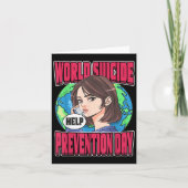 World Suicide Prevention Day Awareness September 1 カード (正面)