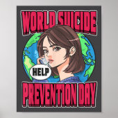 World Suicide Prevention Day Awareness September 1 ポスター (正面)