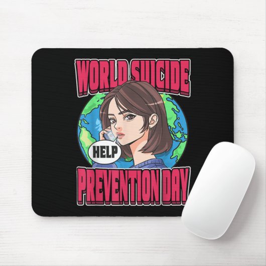 World Suicide Prevention Day Awareness September 1 マウスパッド (マウス)