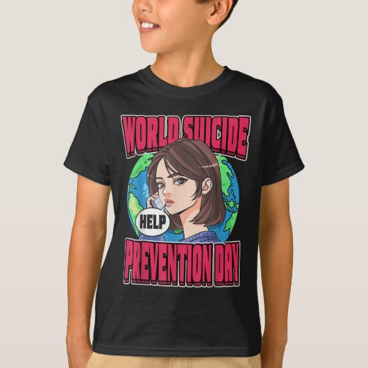 World Suicide Prevention Day Awareness September 1 Tシャツ (正面)