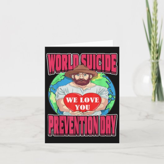 World Suicide Prevention Day Motivational Dad Sept カード (正面)