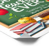 World Teachers’ Day Appreciation Designs  ポスター (角)