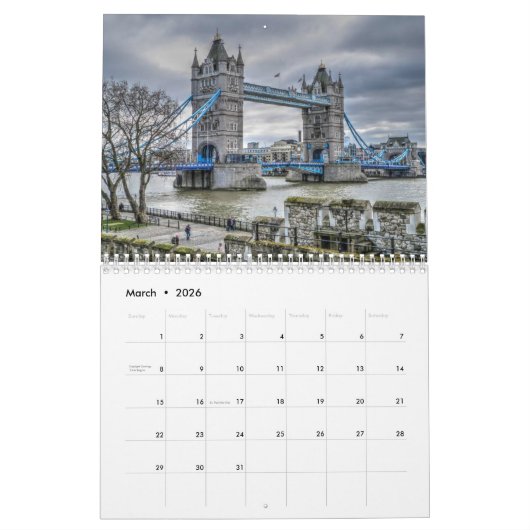 World Travelの14枚の写真、または写真の使用 カレンダー (3月 2026)